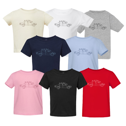 Toddler DIY Tee: IDK Shit About Cars