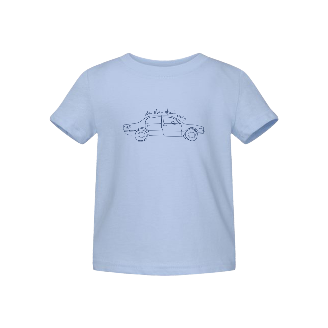 Toddler DIY Tee: IDK Shit About Cars