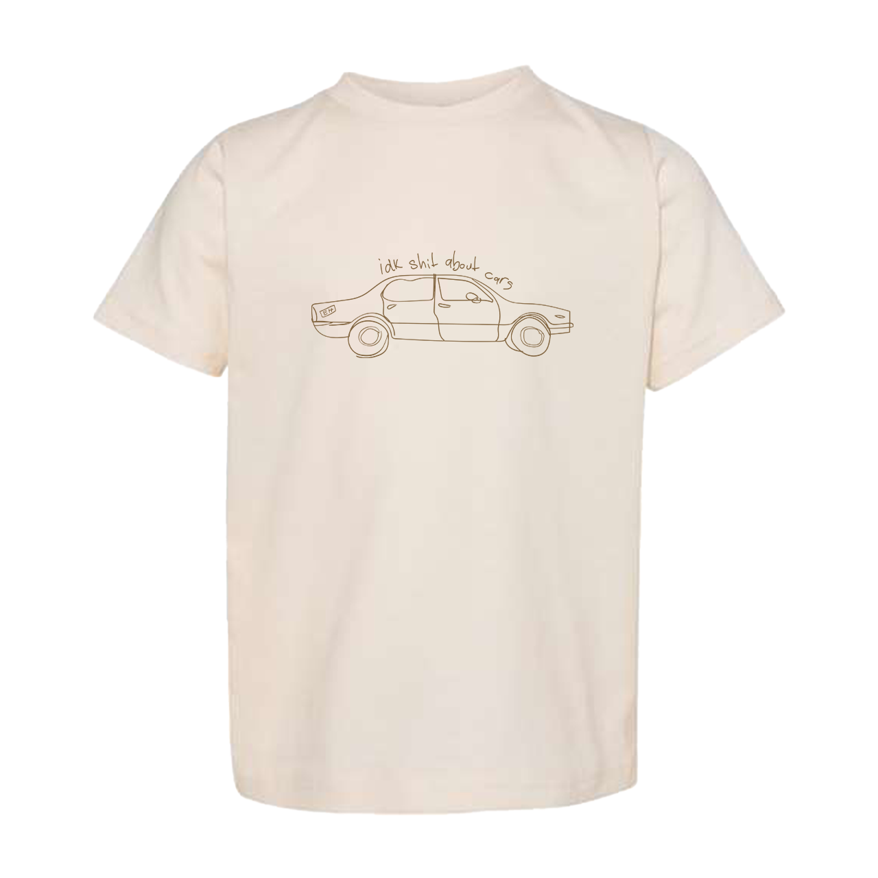 Youth DIY Tee: IDK Shit About Cars