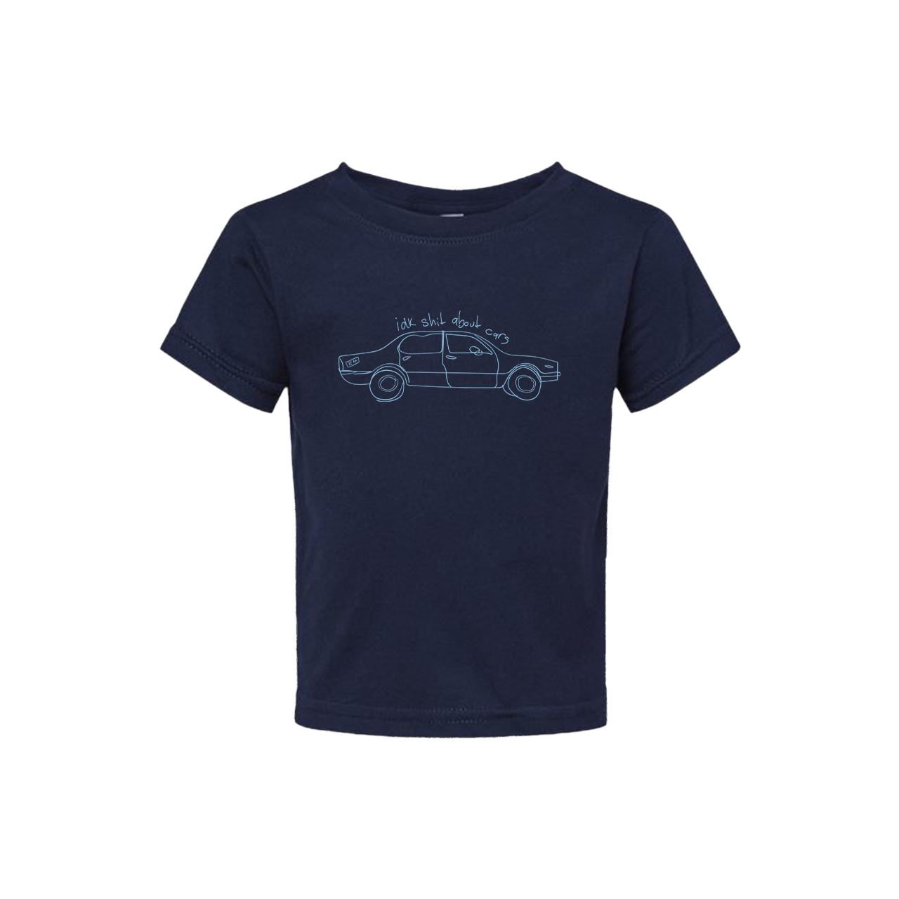 Toddler DIY Tee: IDK Shit About Cars