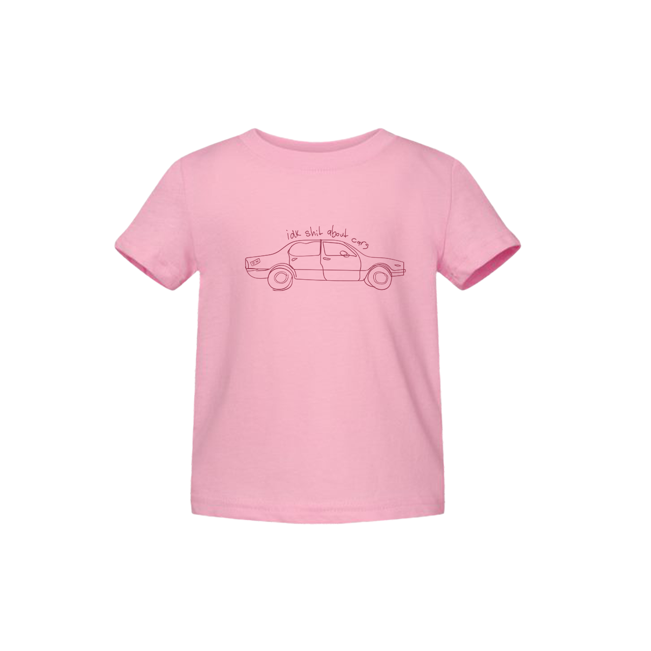 Toddler DIY Tee: IDK Shit About Cars
