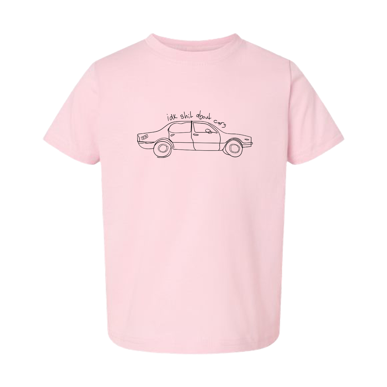 Youth DIY Tee: IDK Shit About Cars