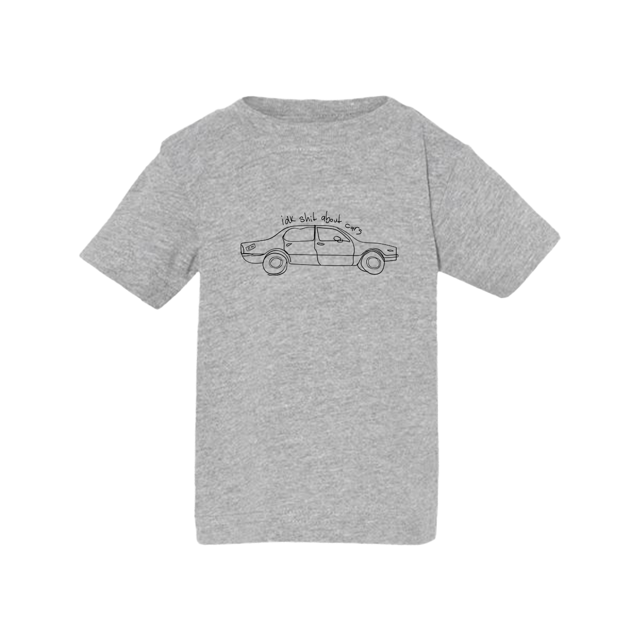 Toddler DIY Tee: IDK Shit About Cars