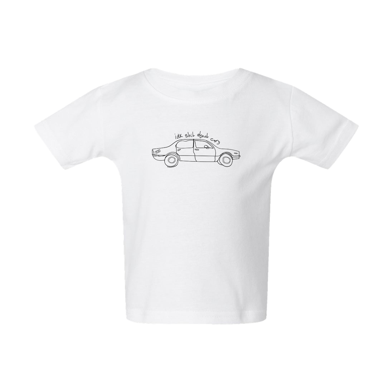 Toddler DIY Tee: IDK Shit About Cars