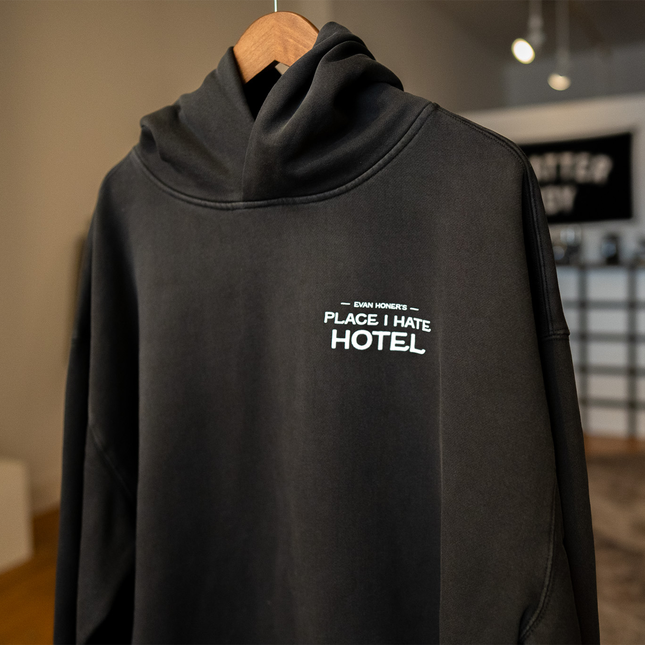 Place I Hate Hotel Hoodie (Evan Honer x Scatter Joy)