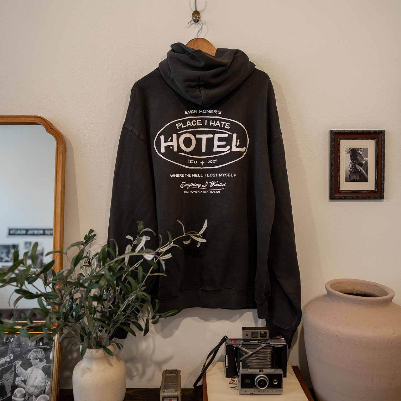 Place I Hate Hotel Hoodie (Evan Honer x Scatter Joy)