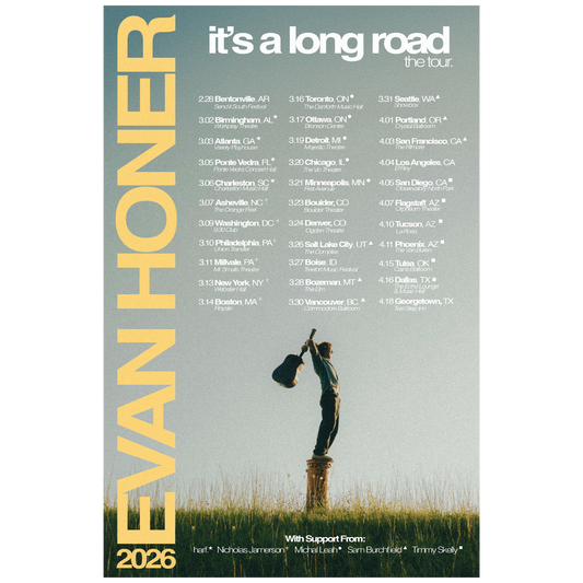 Long Road Spring 2026 Tour Poster