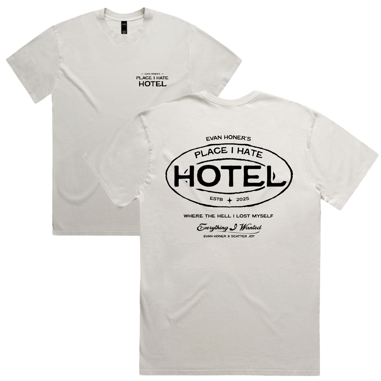 Place I Hate Hotel Tee (Evan Honer x Scatter Joy)