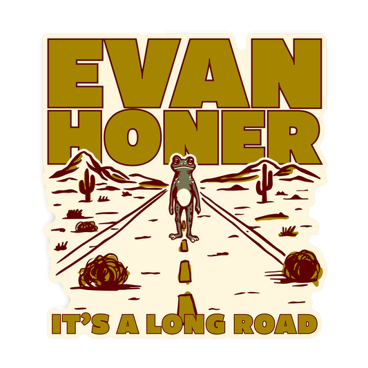 Long Road Frog Sticker