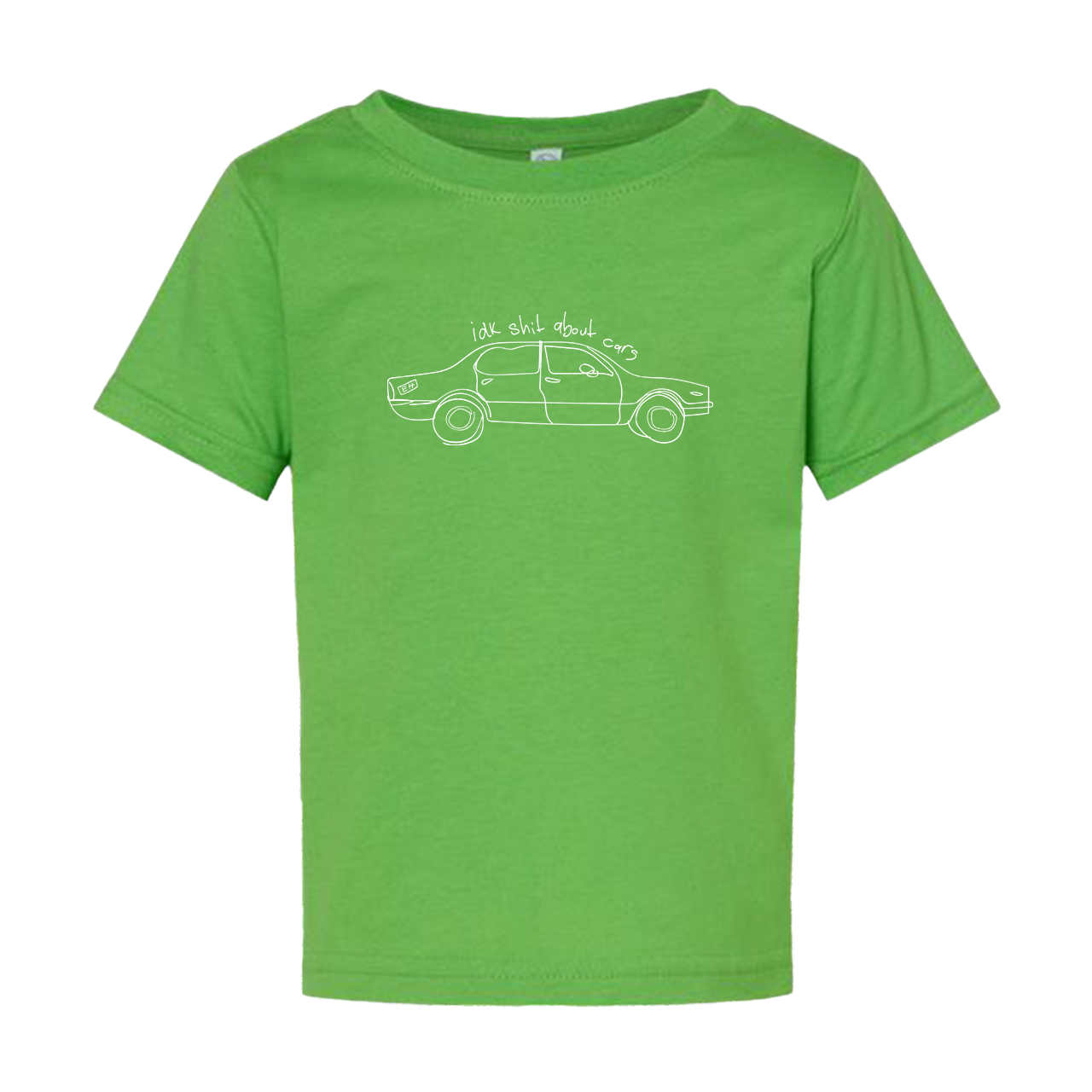 Youth DIY Tee: IDK Shit About Cars