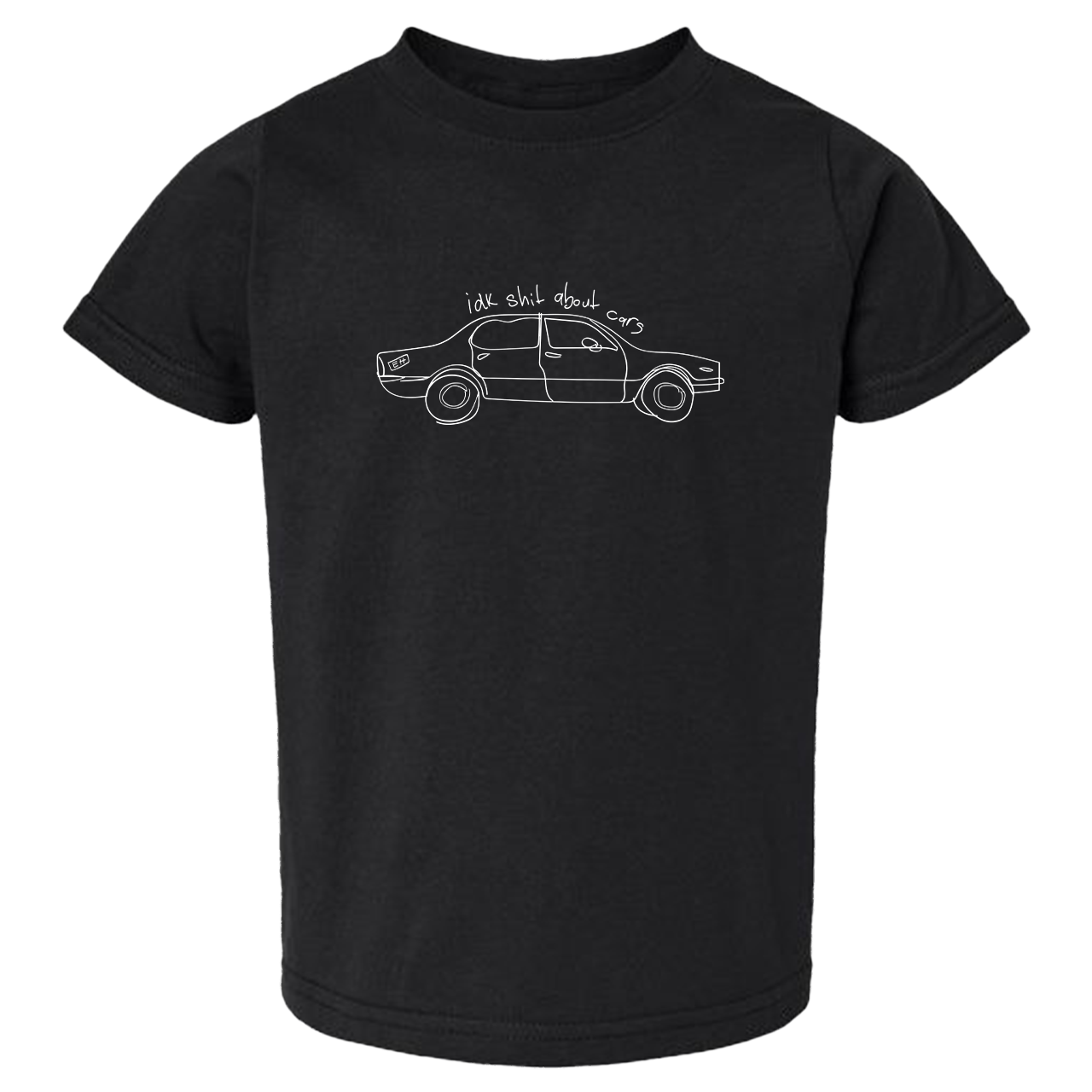 Youth DIY Tee: IDK Shit About Cars