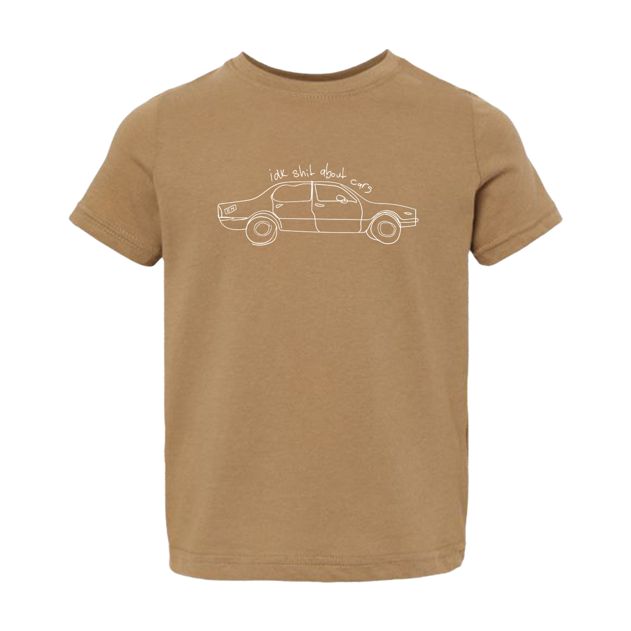 Youth DIY Tee: IDK Shit About Cars