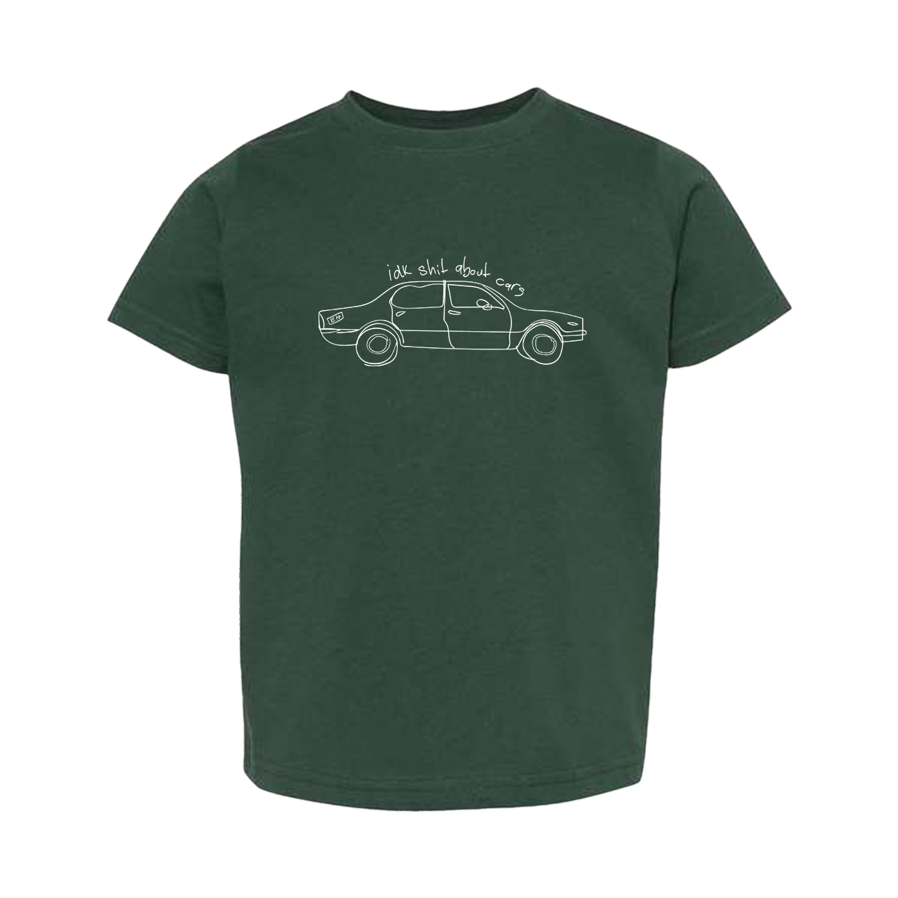 Youth DIY Tee: IDK Shit About Cars