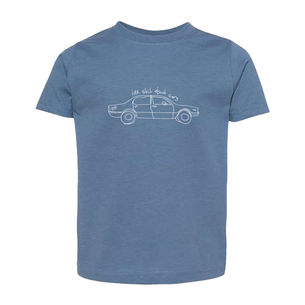 Youth DIY Tee: IDK Shit About Cars