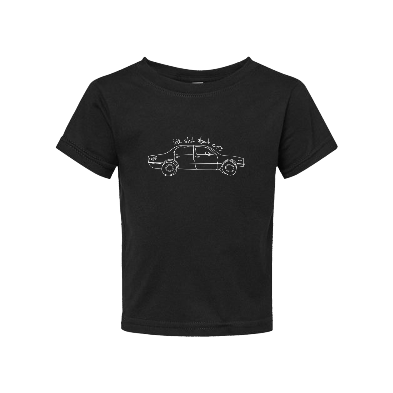 Toddler DIY Tee: IDK Shit About Cars