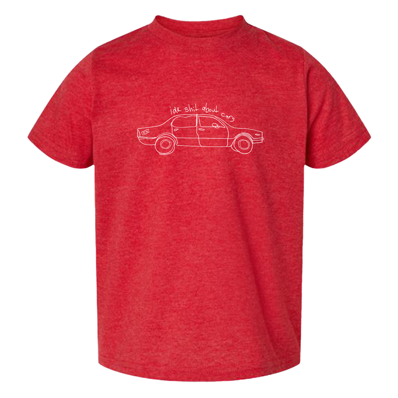 Youth DIY Tee: IDK Shit About Cars