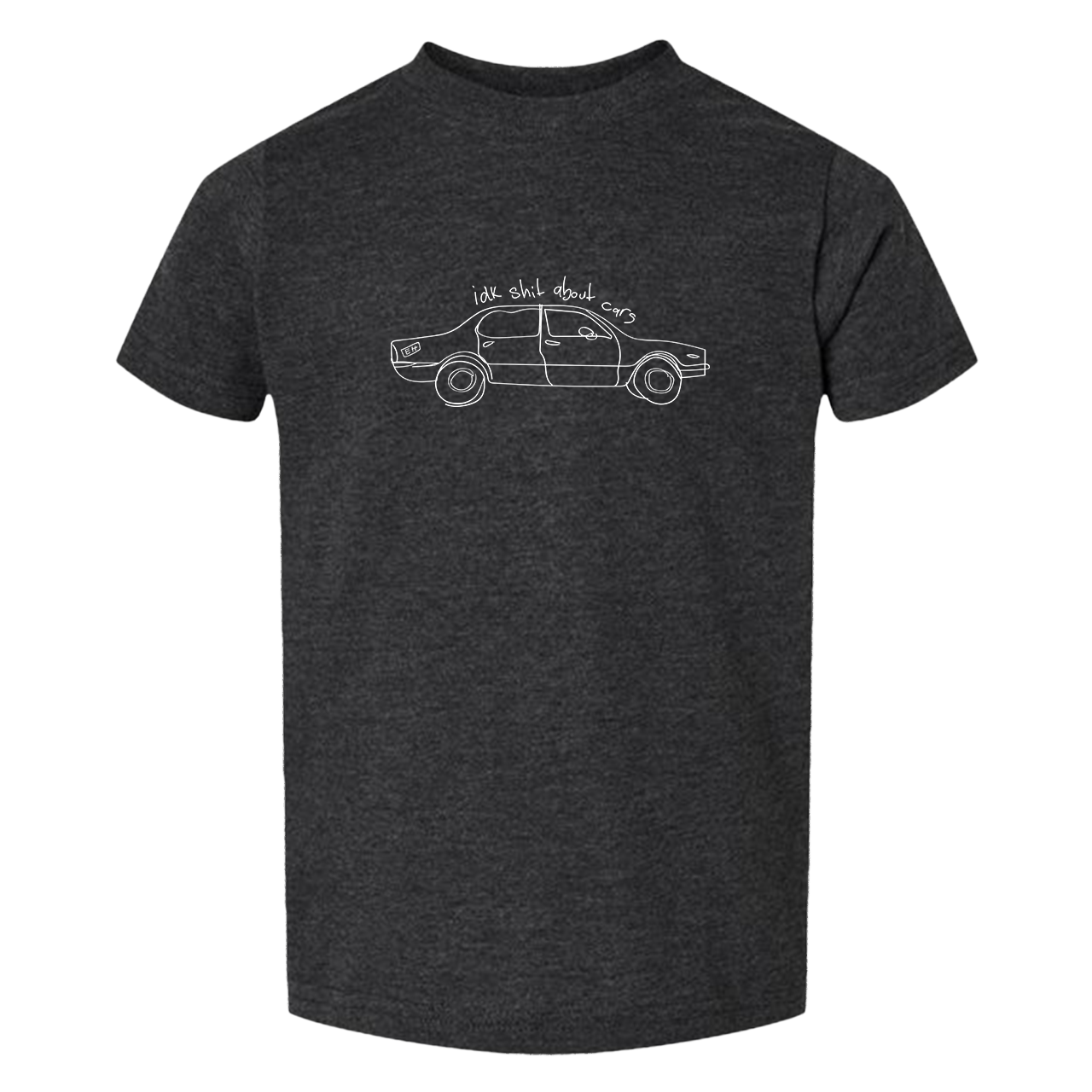 Youth DIY Tee: IDK Shit About Cars