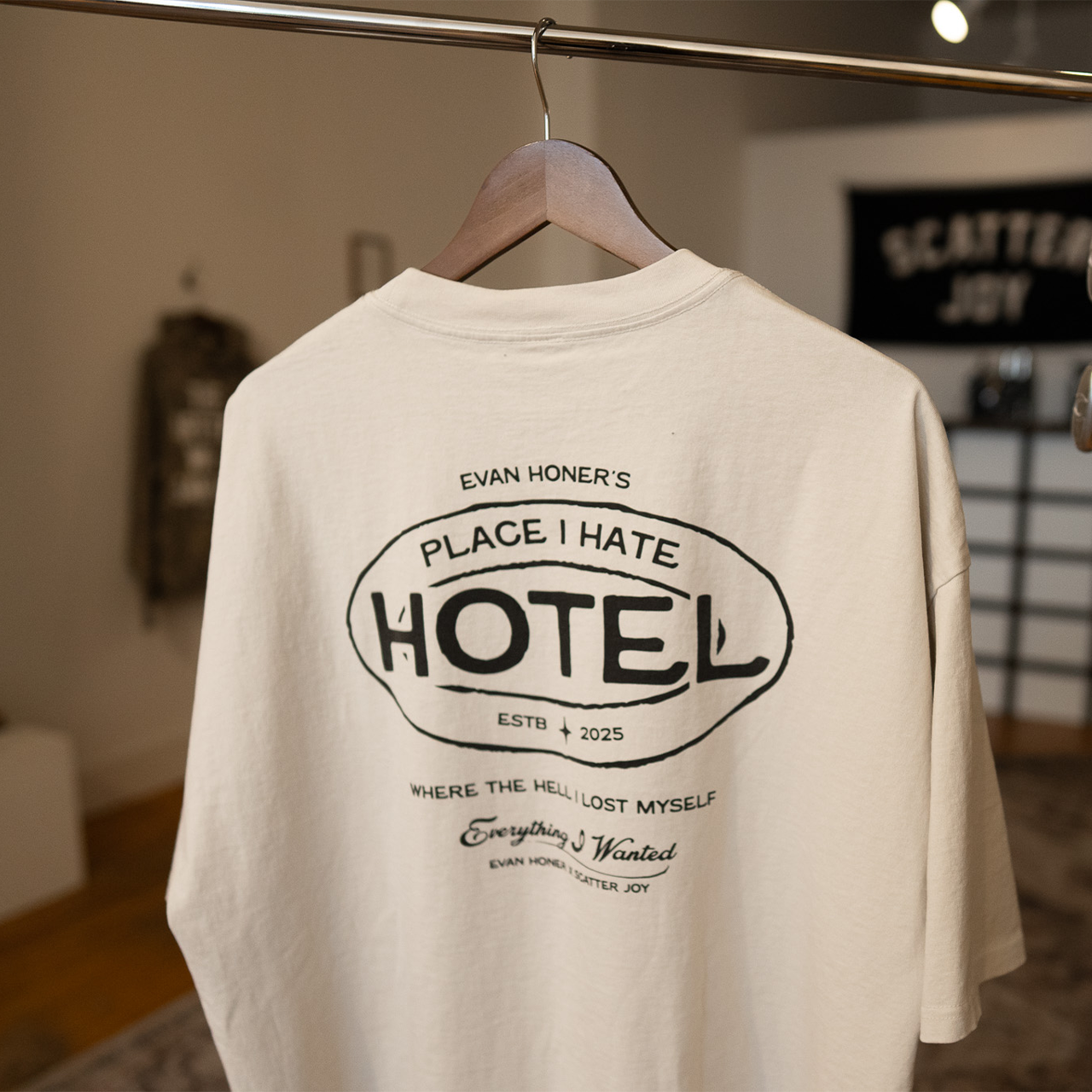 Place I Hate Hotel Tee (Evan Honer x Scatter Joy)