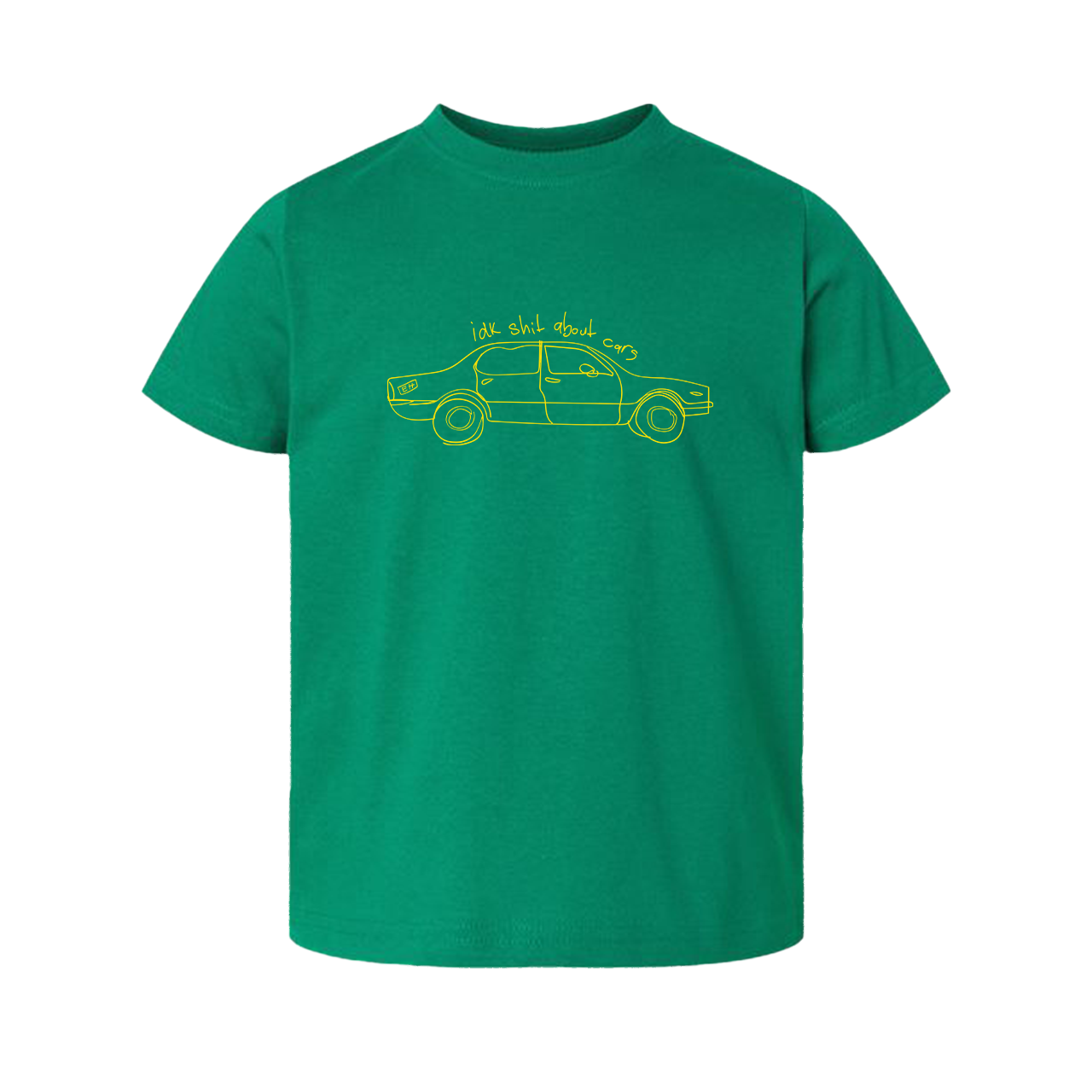 Youth DIY Tee: IDK Shit About Cars